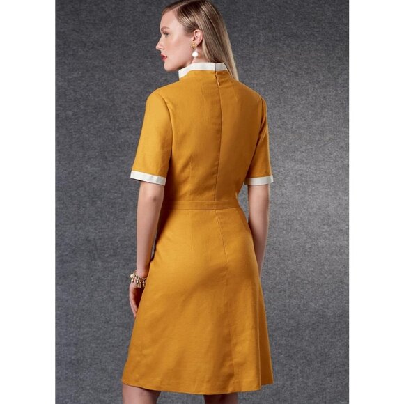 Vogue Patterns V1781 Misses Dress Belt Sewing Pattern Sizes 8-16 Retro-Inspired - Picture 8 of 8